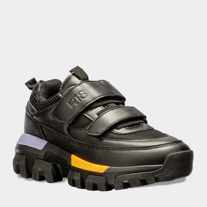 Zapatillas-Urbano-R18-Mujeres-R18-Gs026--Pu-NEGRO-37