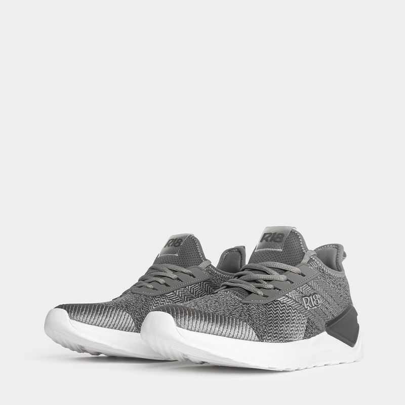 Zapatillas-Deportivo-R18-Hombres-R18-Bt008--Textil-GRIS-40