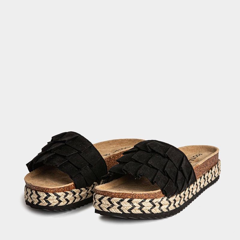 Sandalias-Casual-Footloose-Mujeres-Fch-Nz02-Sally-Microfibra-NEGRO-35